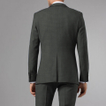 Basic Pinot Light Grey Pin Check Suit