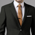 Basic Dobby Pinot Grey Herringbone Suit