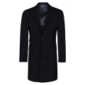 Solid Dark Navy Custom Overcoat