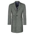 Solid Light Grey Custom Overcoat
