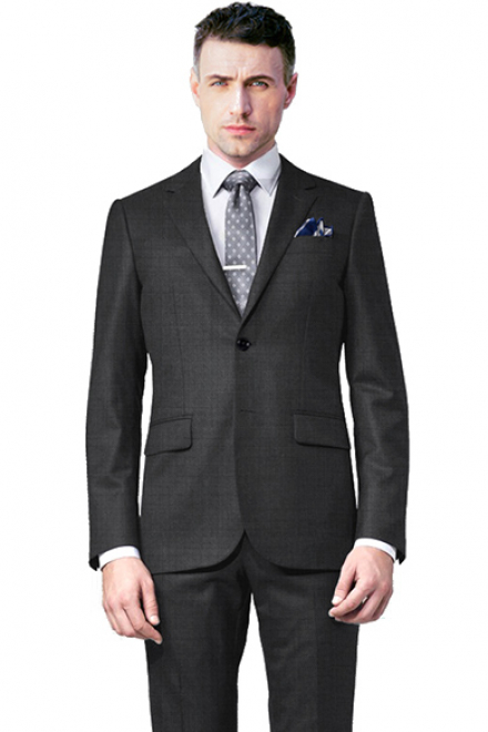 Basic Pinot Charcoal Grey Suit