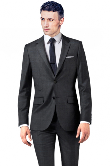 Pinot Grey Glen Plaid in Windowpane Suit