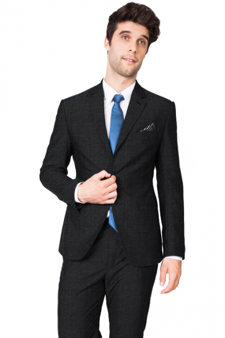 UKYS Dark Grey Glen Plaid Suit