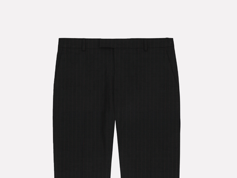 UKYS Royce Black Multi Stripes Suit Pants