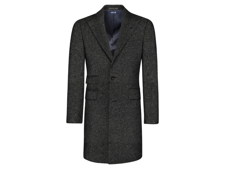 Solid Grey Custom Overcoat
