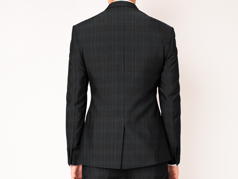 UKYS Charcoal Brown Glen Plaid Suit